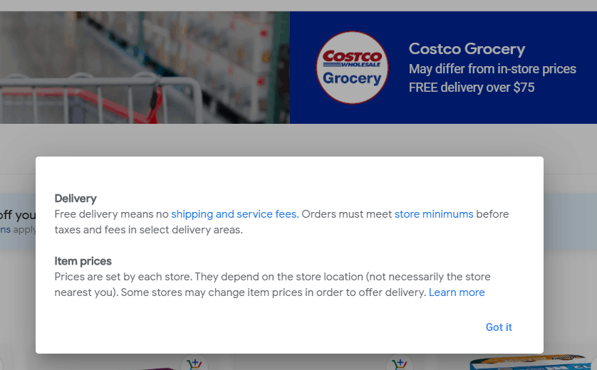 google express costco