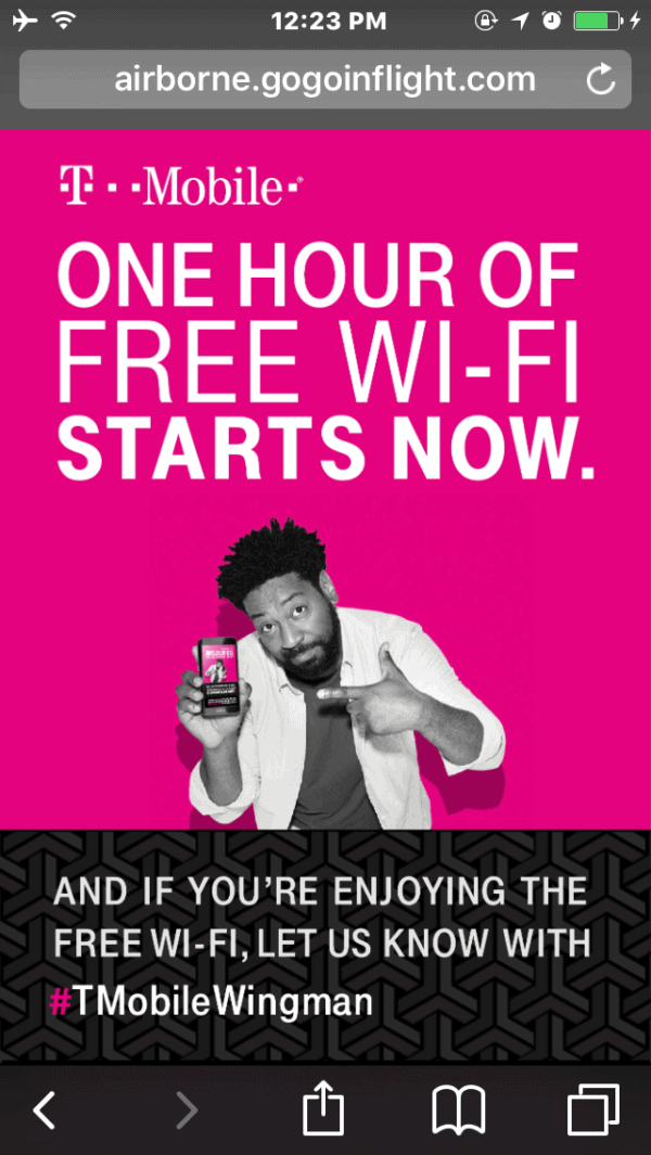TMobile Free InFlight WiFi How It Works and How You Can Use It