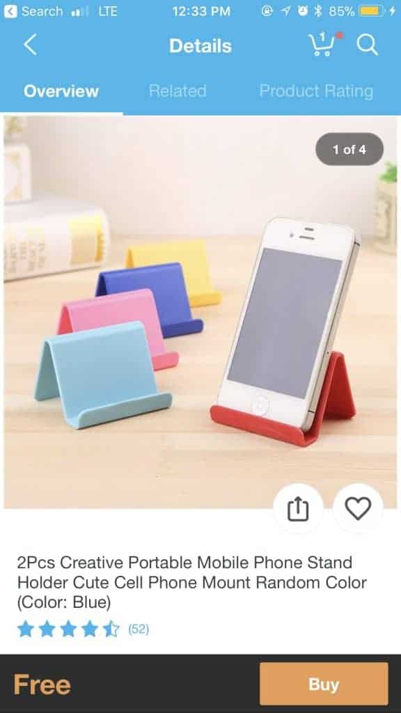 best things to buy on wish - cellphone stand