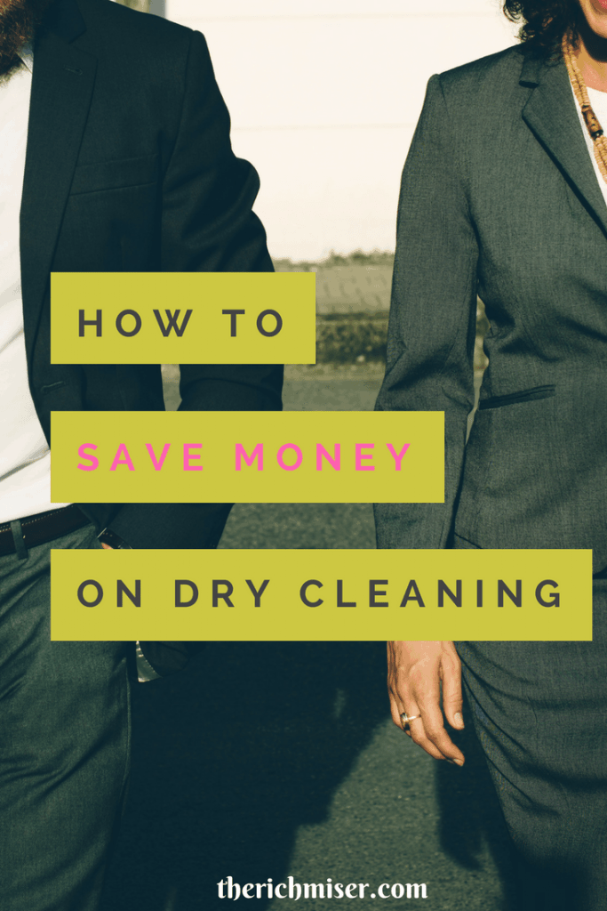 how to save money on dry cleaning