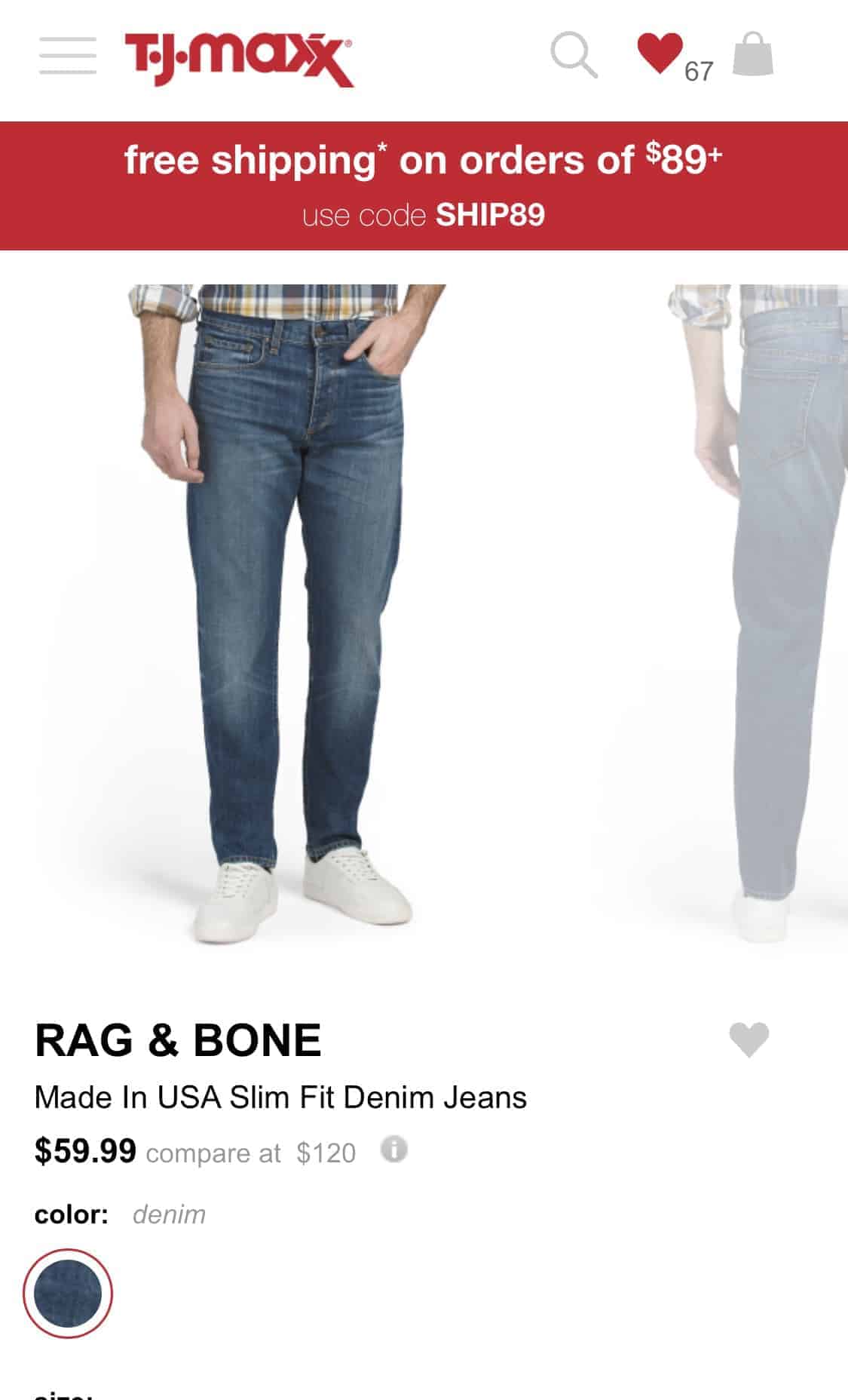 Best place to buy jeans online Tjmaxx