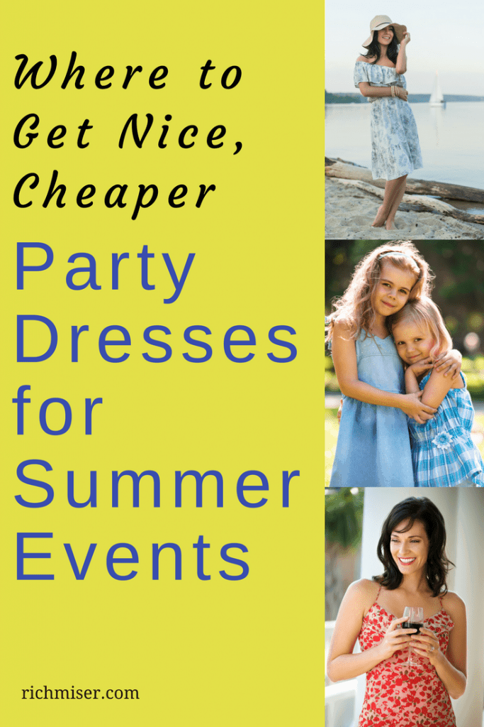 Where to Get Nice, Cheaper Party Dresses for Summer Events