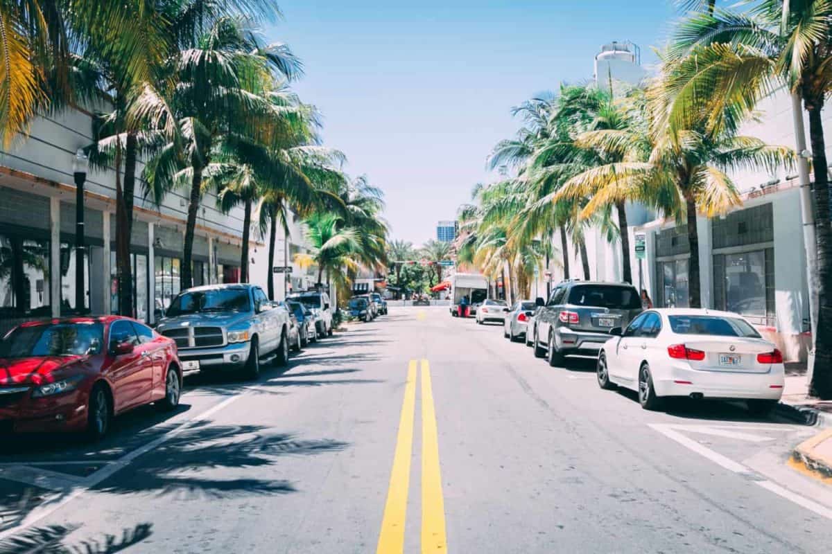 Miami Beach street scene