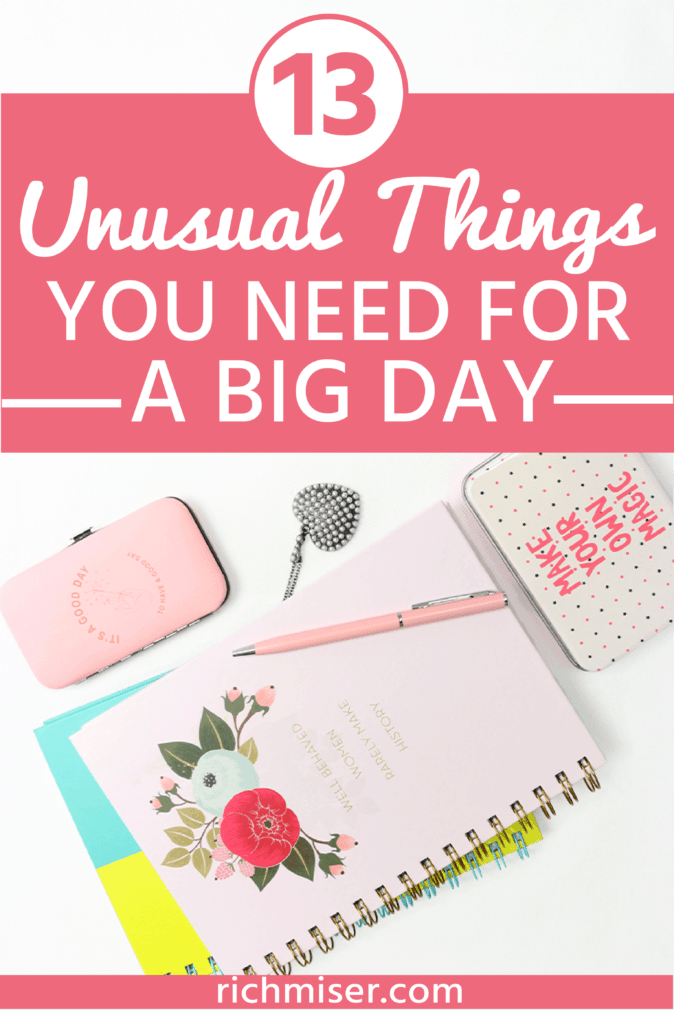 13 Unusual Things You Need for a Big Day