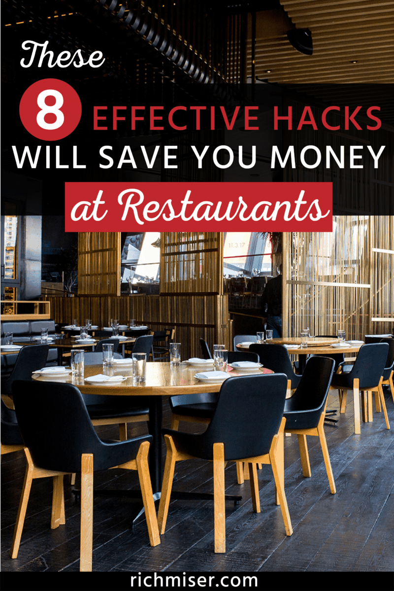 These 8 Effective Hacks Will Save You Money at Restaurants