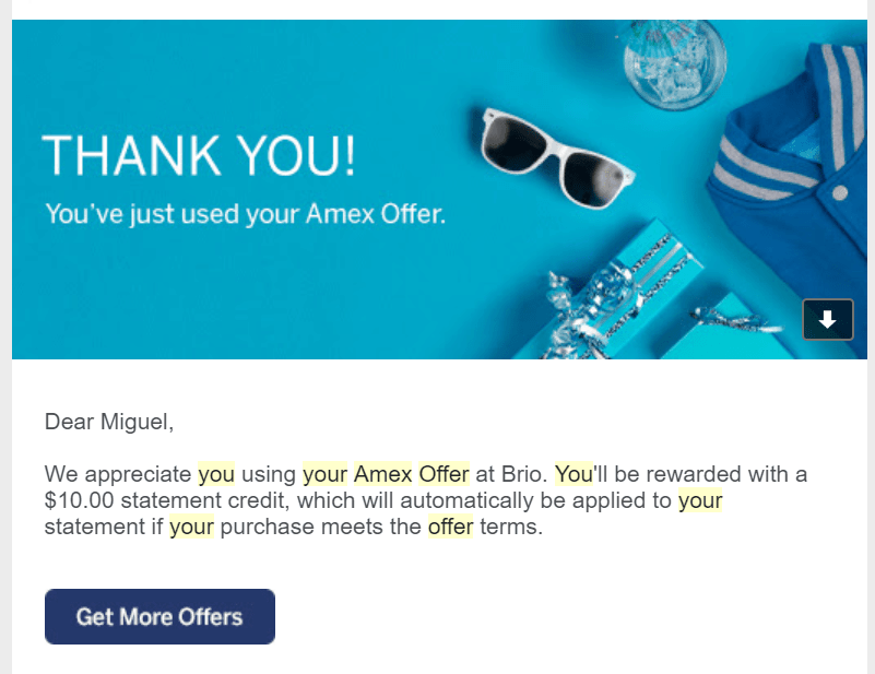 dosh review - amex offers