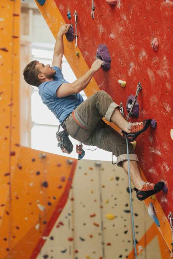 indoor sports - rock climbing