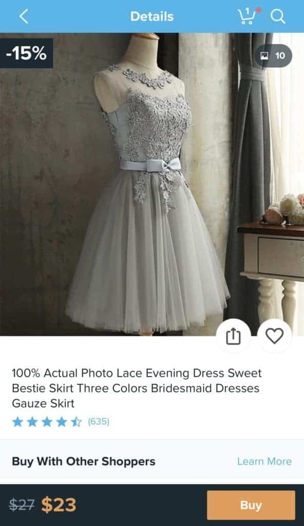 best things to buy on wish - bridesmaids dresses