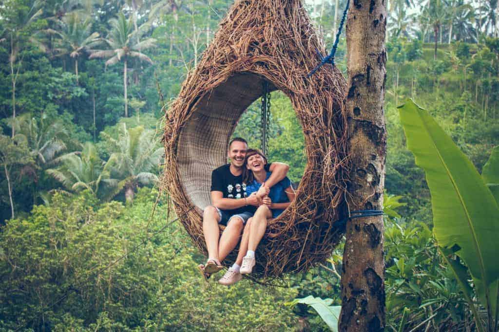 self-care day in the forest