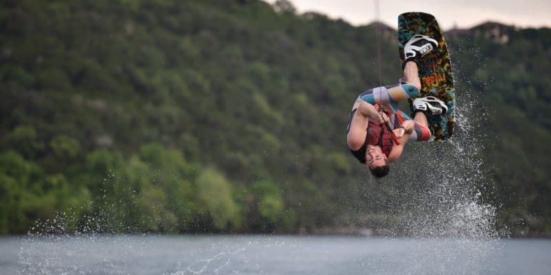 wakeboarding!