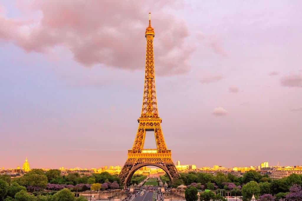 the Eiffel Tower - a center of French culture!