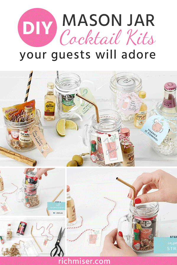 DIY Mason Jar Cocktail Kits Your Guests Will Adore