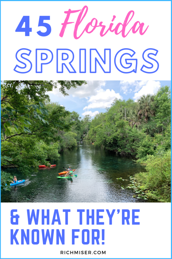 45 Florida Springs & What They’re Known For