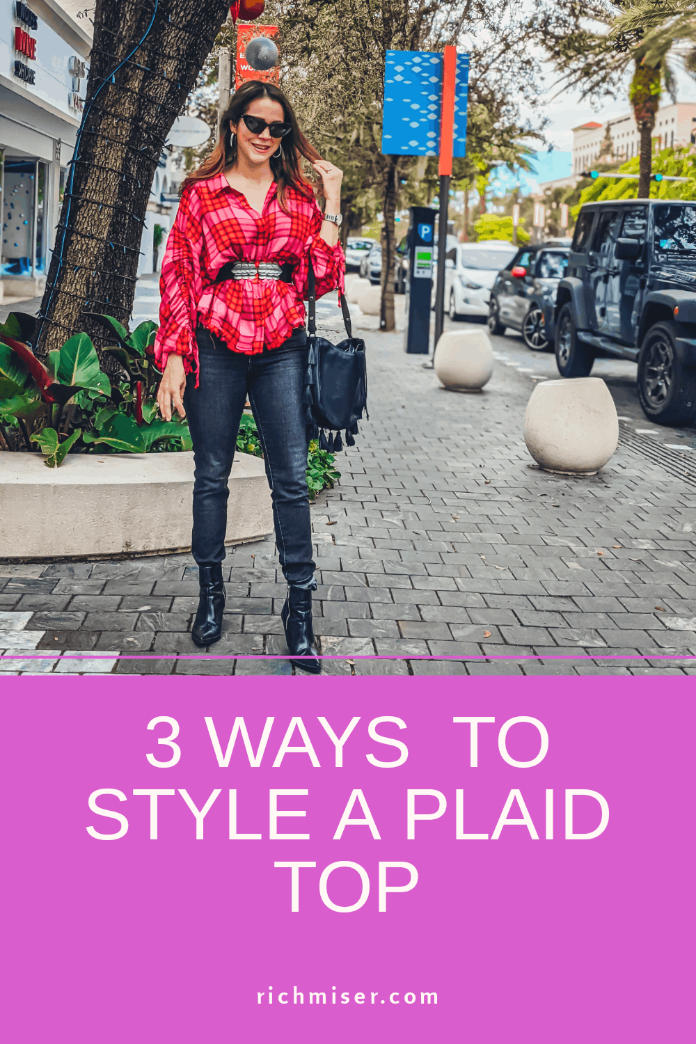 3 Ways to Style a Plaid Top