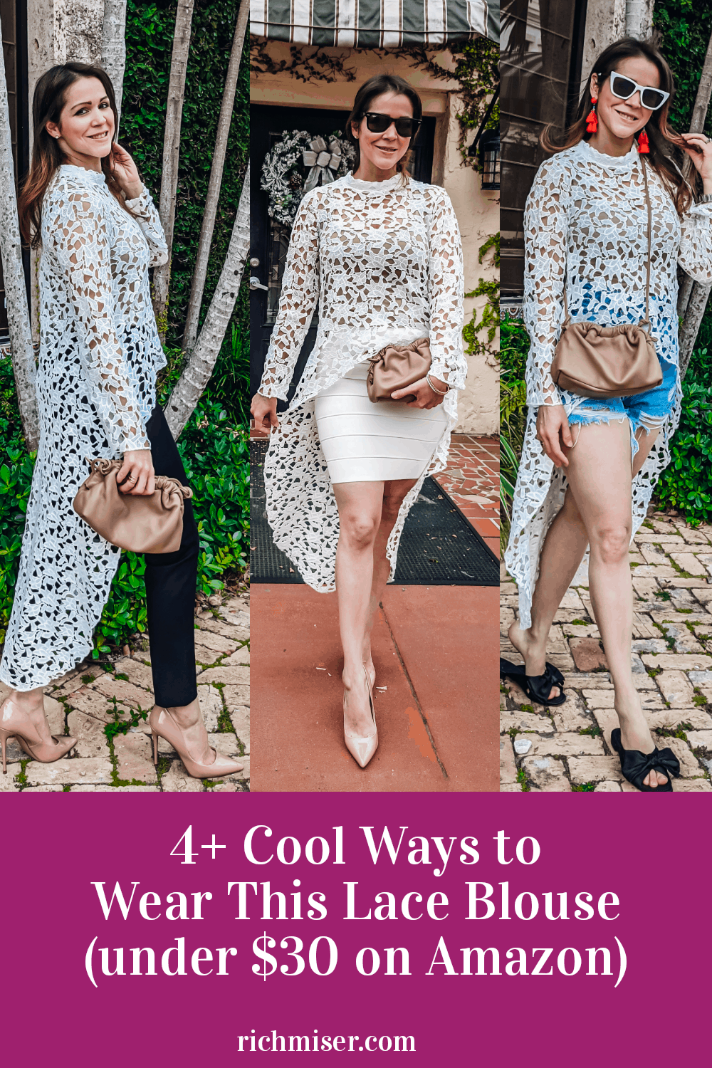 4 Cool Ways to Style a Lace Blouse Top